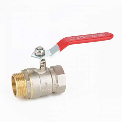 STA.1006 new products 3/8"-2" Inch ball valves for water cw617n BSP threaded forged brass ball valve