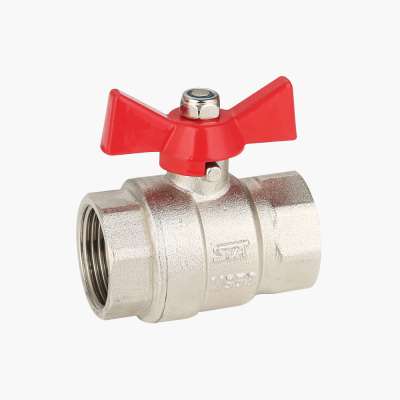 STA.1012 new products Butterfly Handle cw617n BSP threaded forged brass ball valve