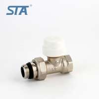 STA.5028B yuhuan china suppliers Manual automatic integration female thread brass radiator valve