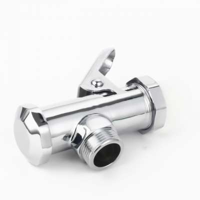 STA.3021 M Threaded Polished and Chrome Plated 3 Way Brass Angle Valve